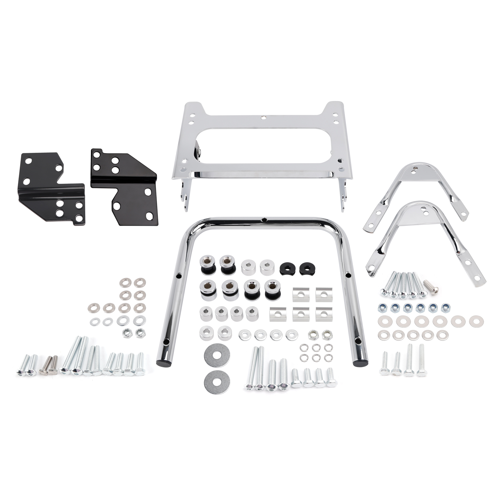 適用於Harley Touring Road King FLHT FLHX FLTR 96-08快拆式後貨架-極限超快感