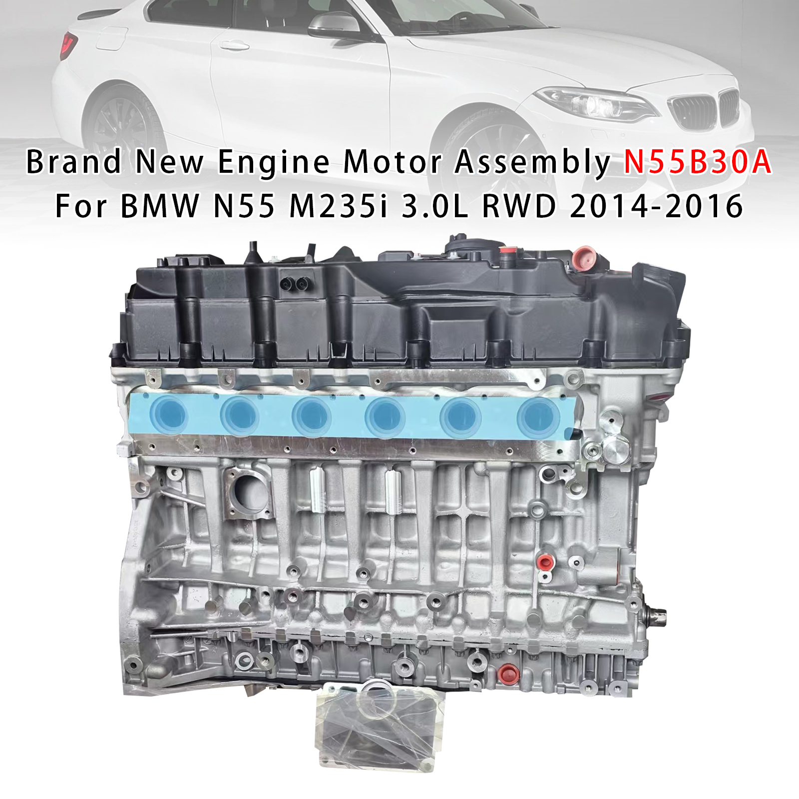 N55B30A引擎發動機總成 適用於BMW F20 F21 M135i F22 M235i N55 3.0L 2014-2016 全新