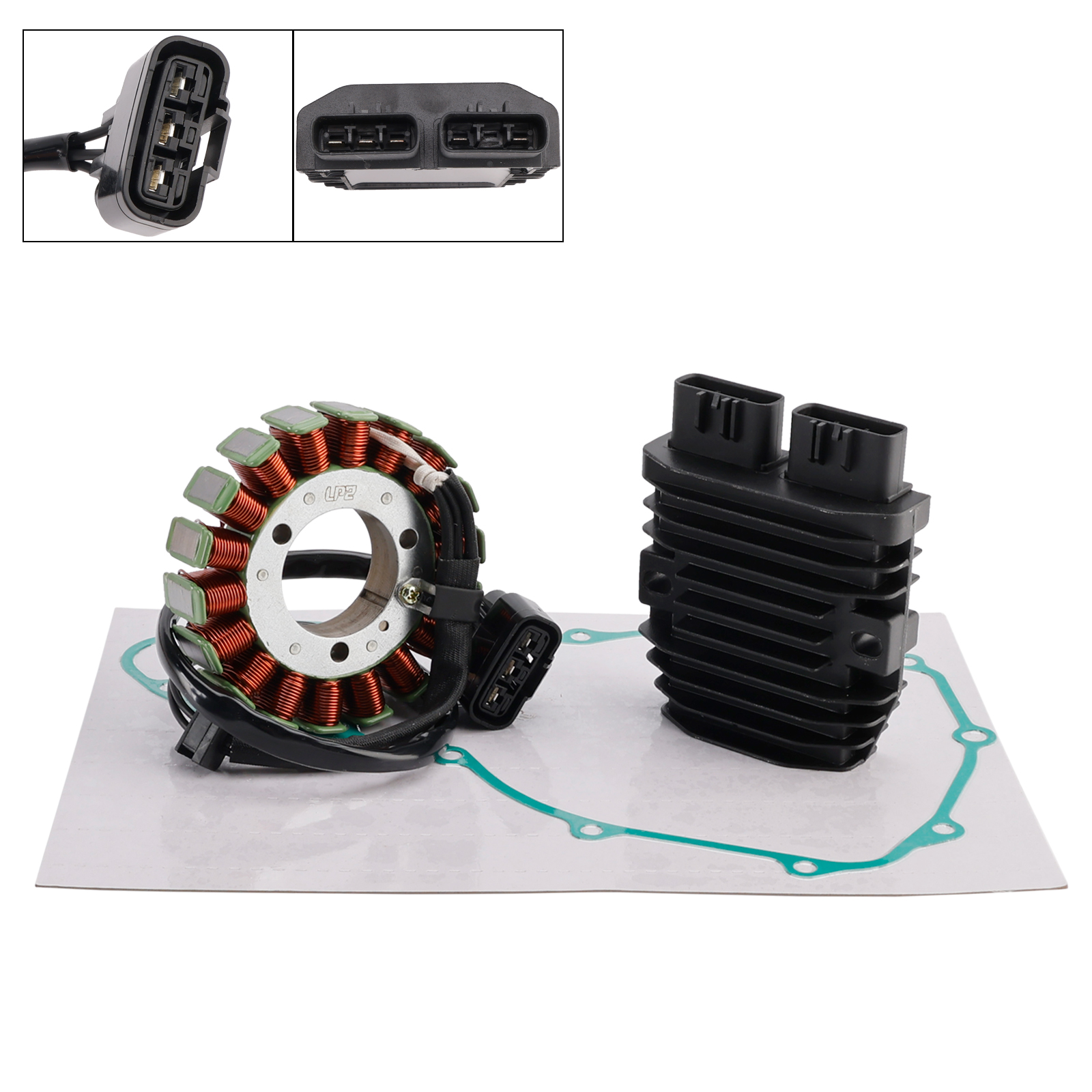 適用於Moto Morini X-Cape XCape 650 2021-2024電盤+整流器+墊片組-極限超快感