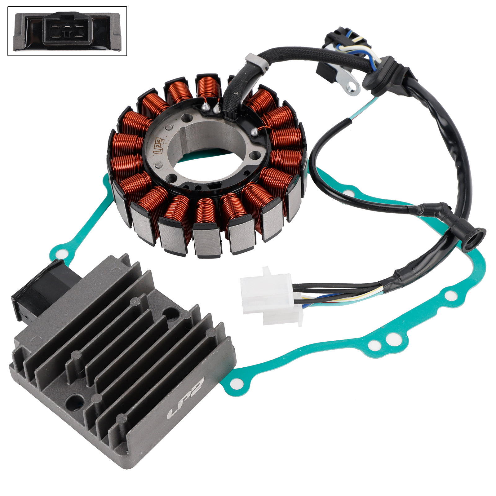 適用於Honda CBR250R CBR 250 R CBR250 RA 2011-2018電盤+整流器+墊片組