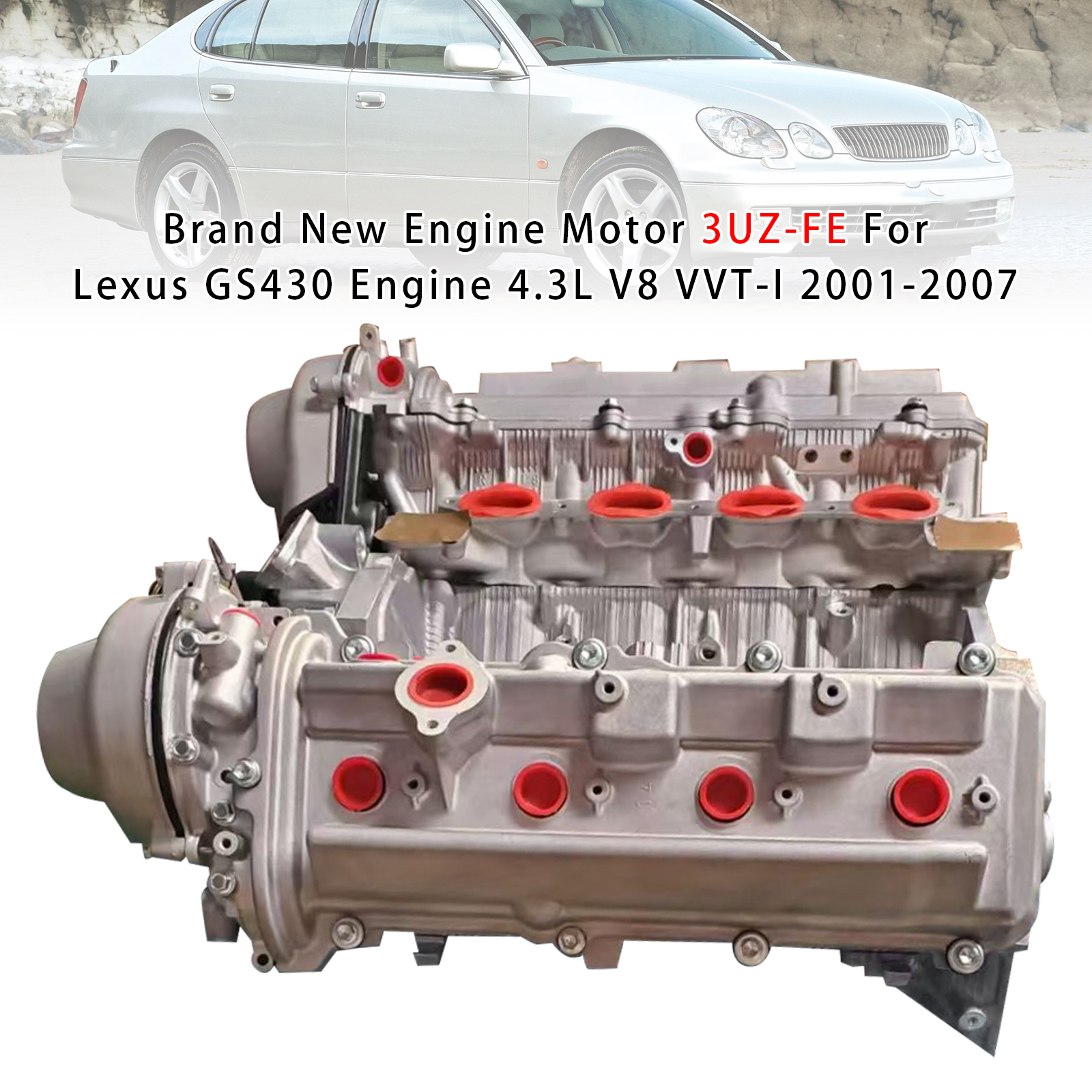 3UZ-FE引擎發動機總成 適用於Lexus GS430 Engine 4.3L V8 2001-2007 全新