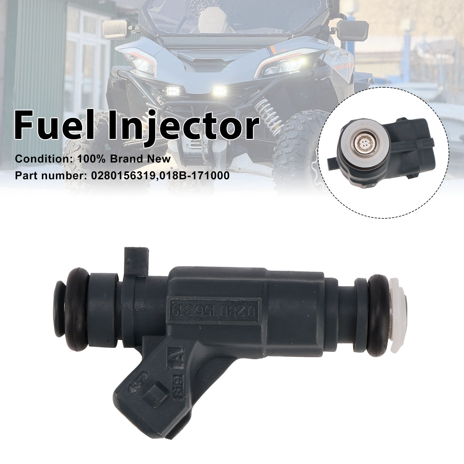 適用於 CF-Moto CFORCE UFORCE ZFORCE 0280156319 018B-171000 噴油嘴
