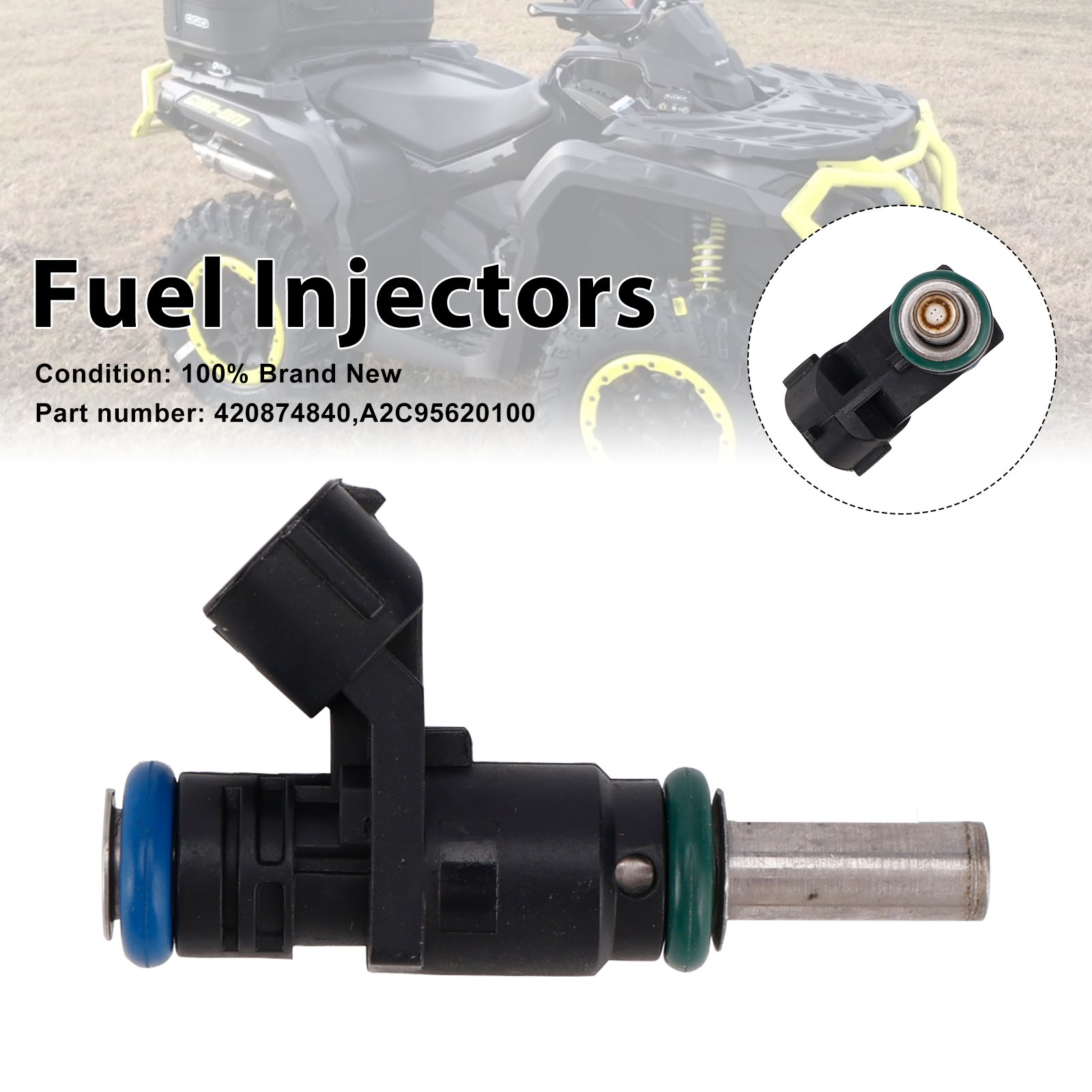 適用於 CAN-AM Defender Outlander A2C95620100 420874840 噴油嘴
