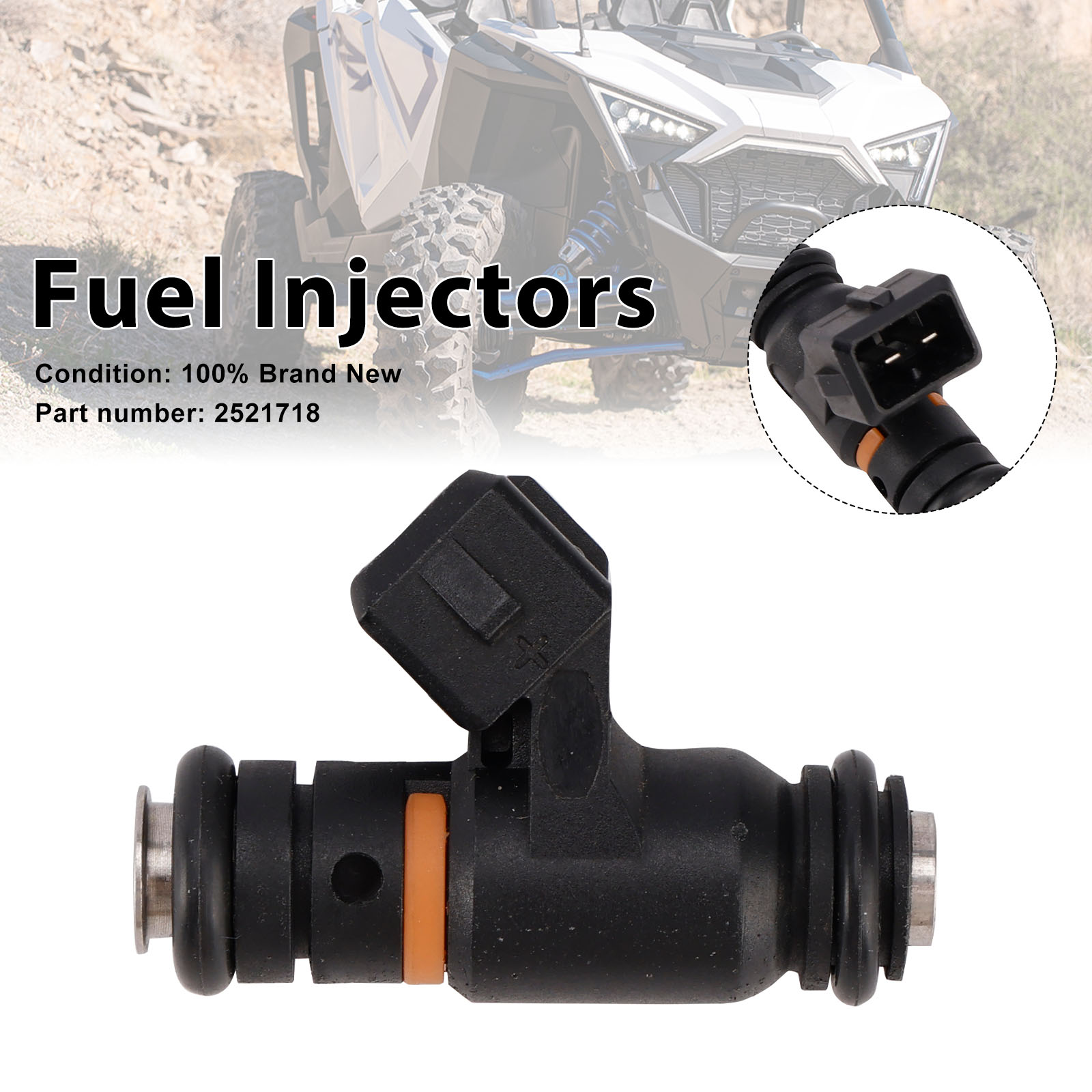 適用於 Polaris RZR XP 2017-2020 2521718 噴油嘴-極限超快感