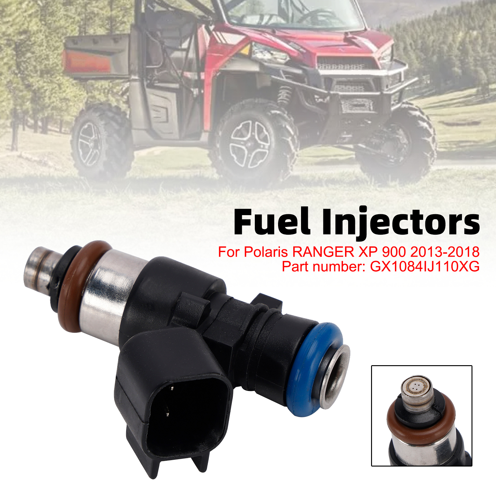 適用於 Polaris Ranger XP 2013-2018 GX1084IJ110XG 噴油嘴-極限超快感