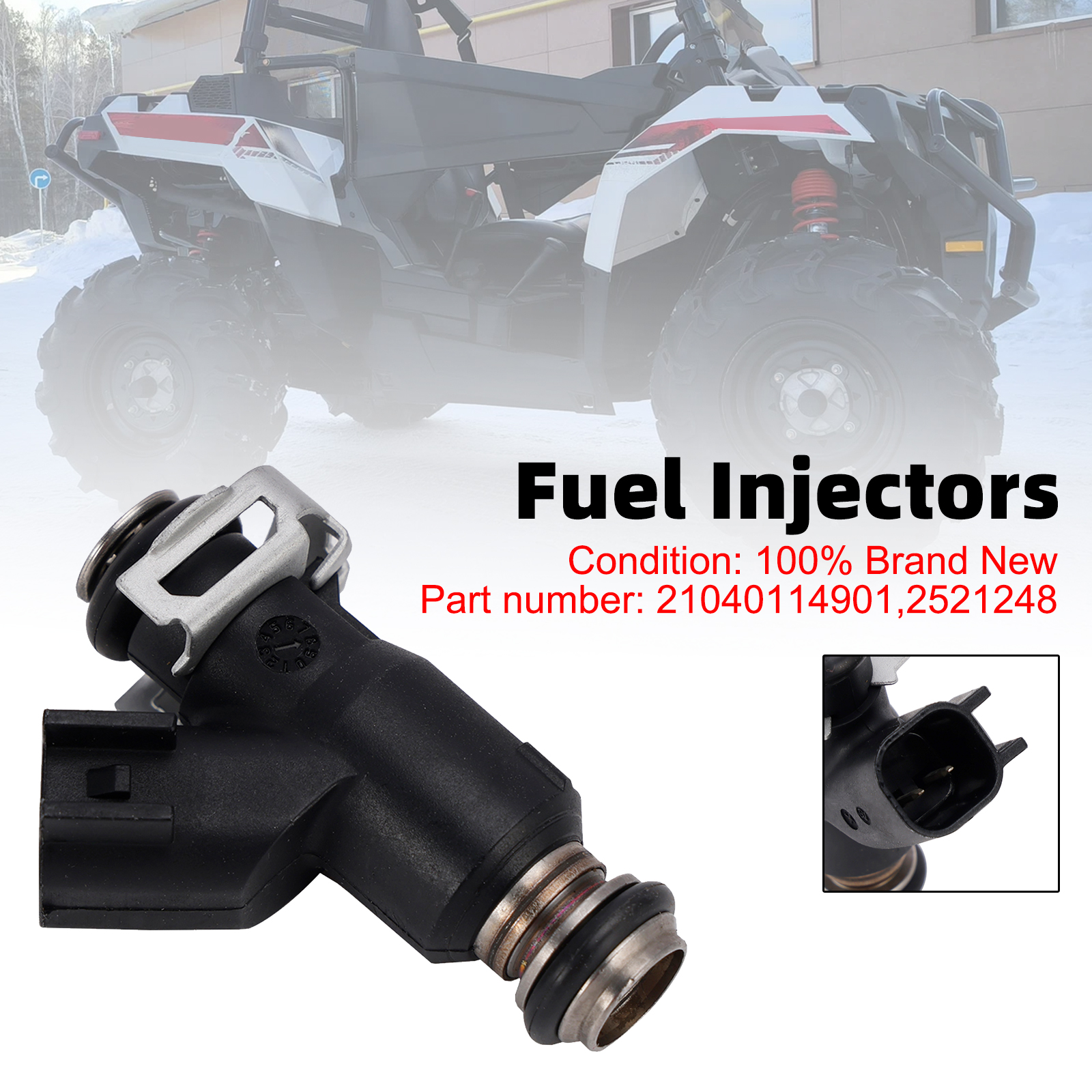 適用於 Polaris Sportsman ETX ACE 21040114901 2521248 噴油嘴-極限超快感