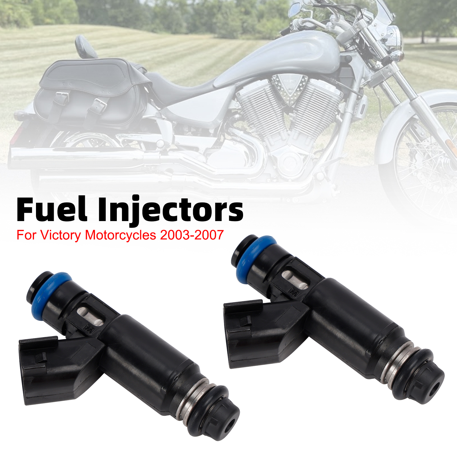 適用於 Victory Motorcycles 2003-2007 1253405 0280156140 噴油嘴2隻裝