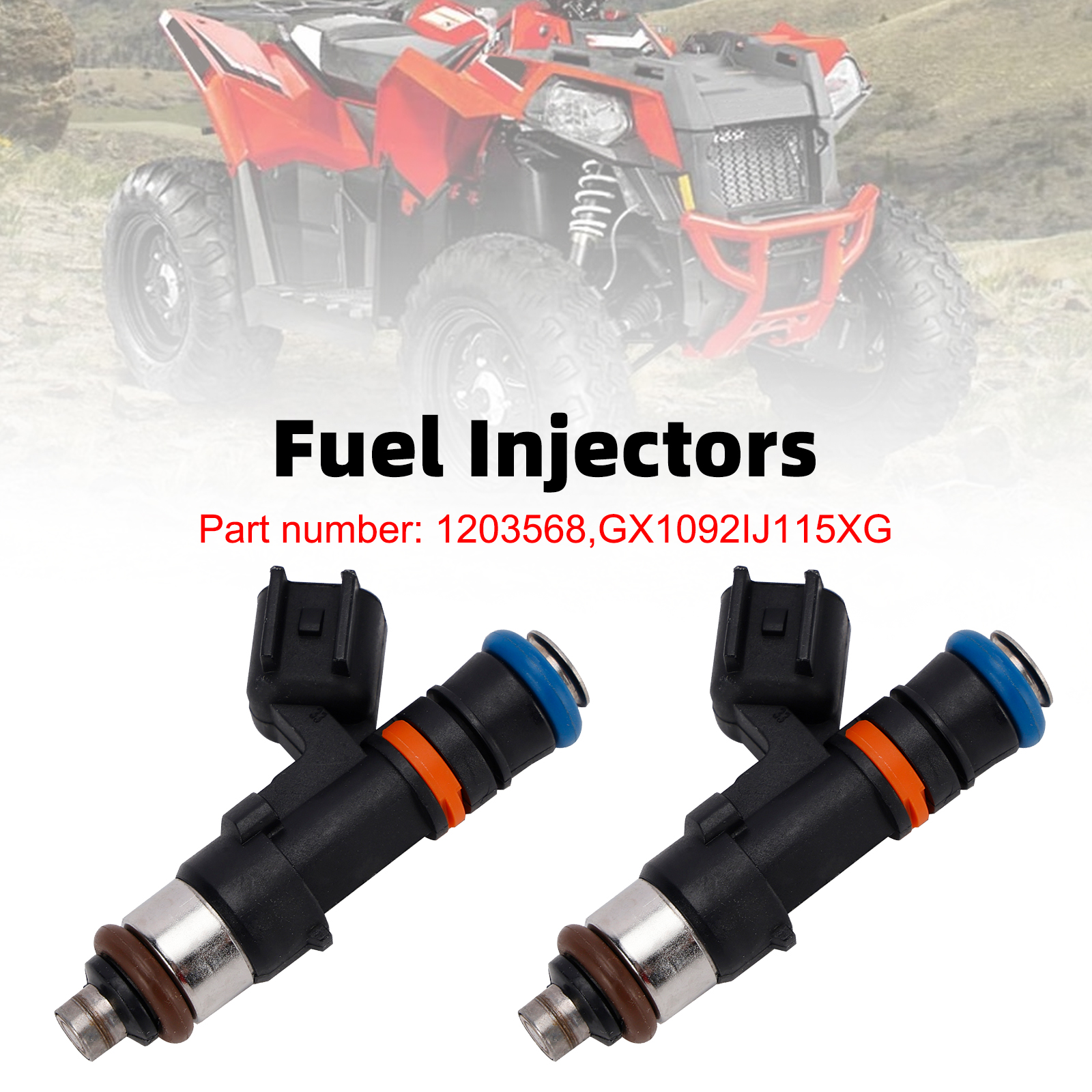 適用於 Polaris Sportsman Scrambler 850 1000 1203568噴油嘴2隻裝-極限超快感
