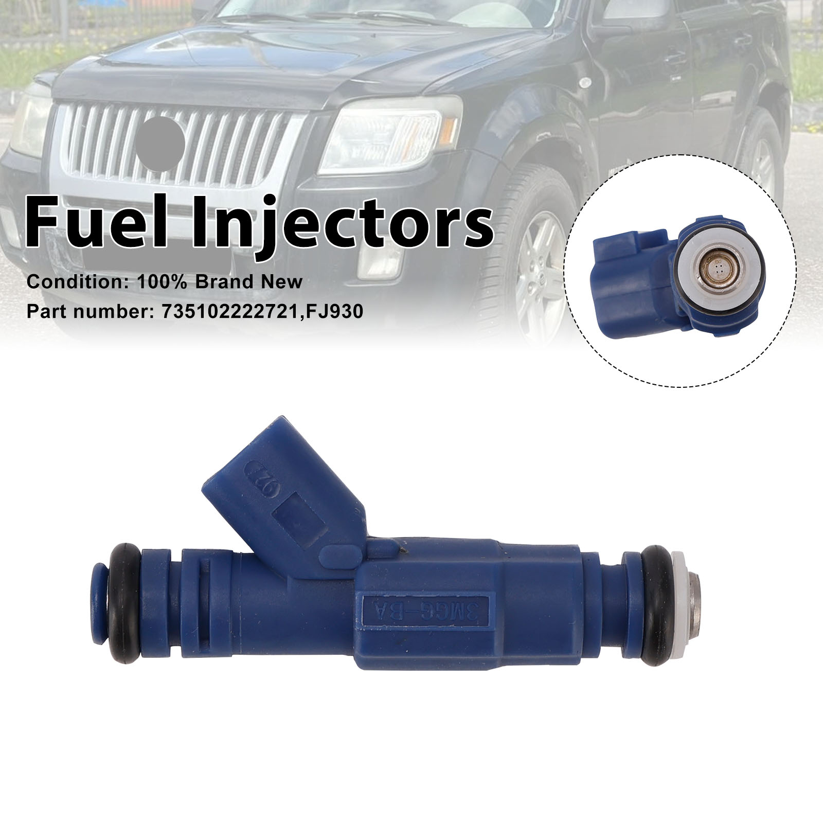 適用於 Mercury Mariner Ford Mazda Tribute FJ930 735102222721噴油嘴