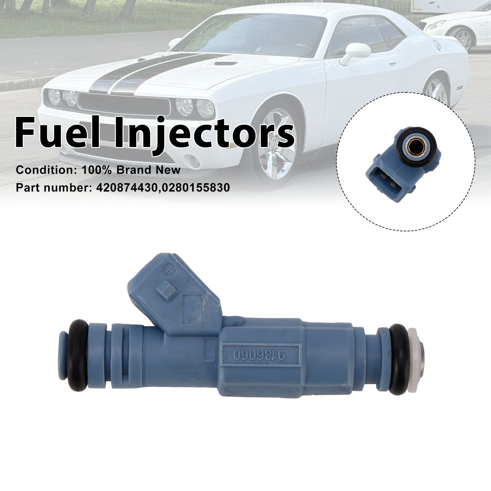 適用於 Sea-Doo GTI SE GTI 130 06-11 420874430 0280155830 噴油嘴