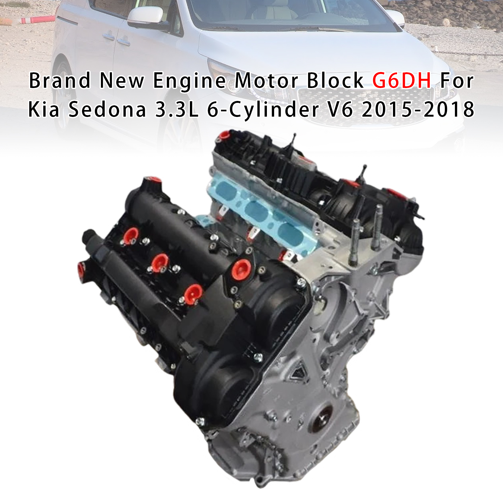 G6DH引擎發動機總成 適用於Kia Sedona 3.3L 6Cylinder V6