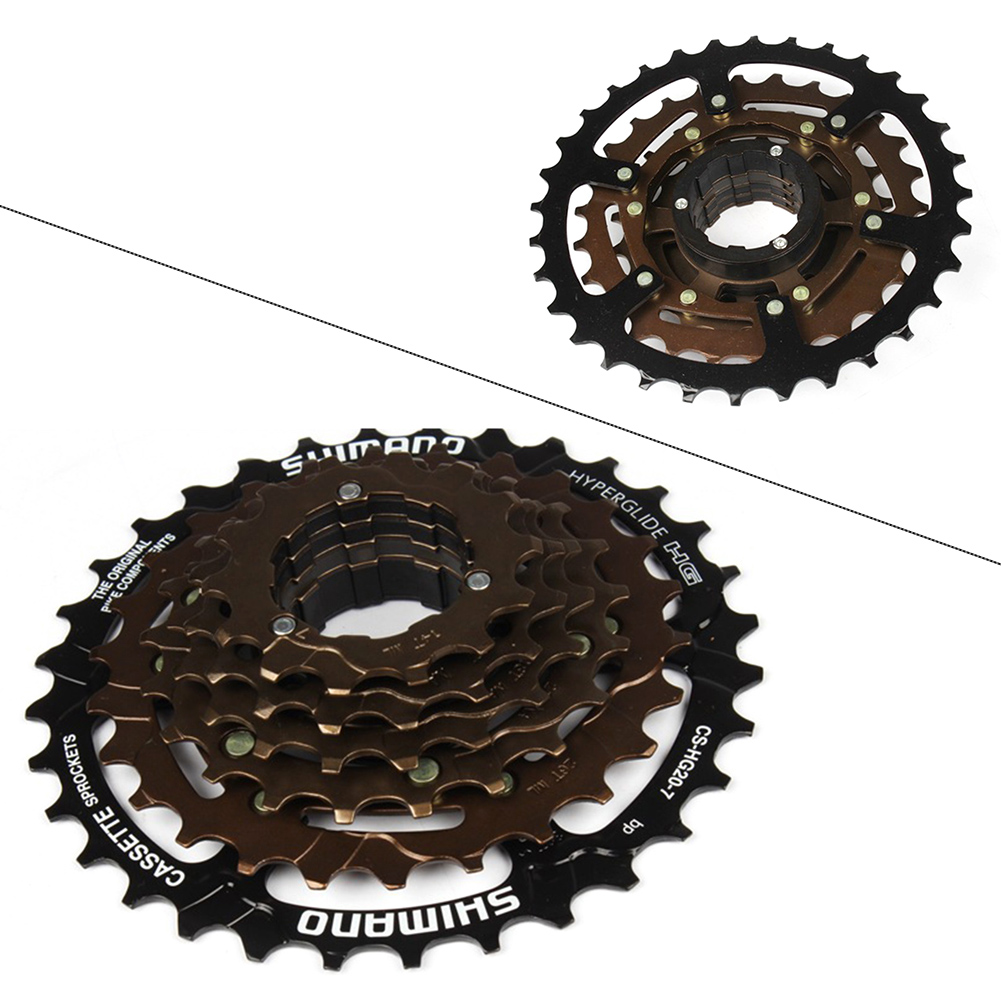7-Speed Road//MTB//Hybrid Bike Cassette 12-32 CS-HG20-7 HyperGlide 12-32T
