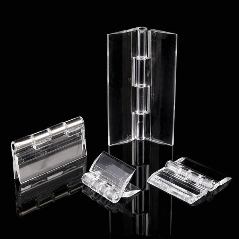 10pcs Clear Acrylic Plastic Folding Drawer Cabinets Door Butt