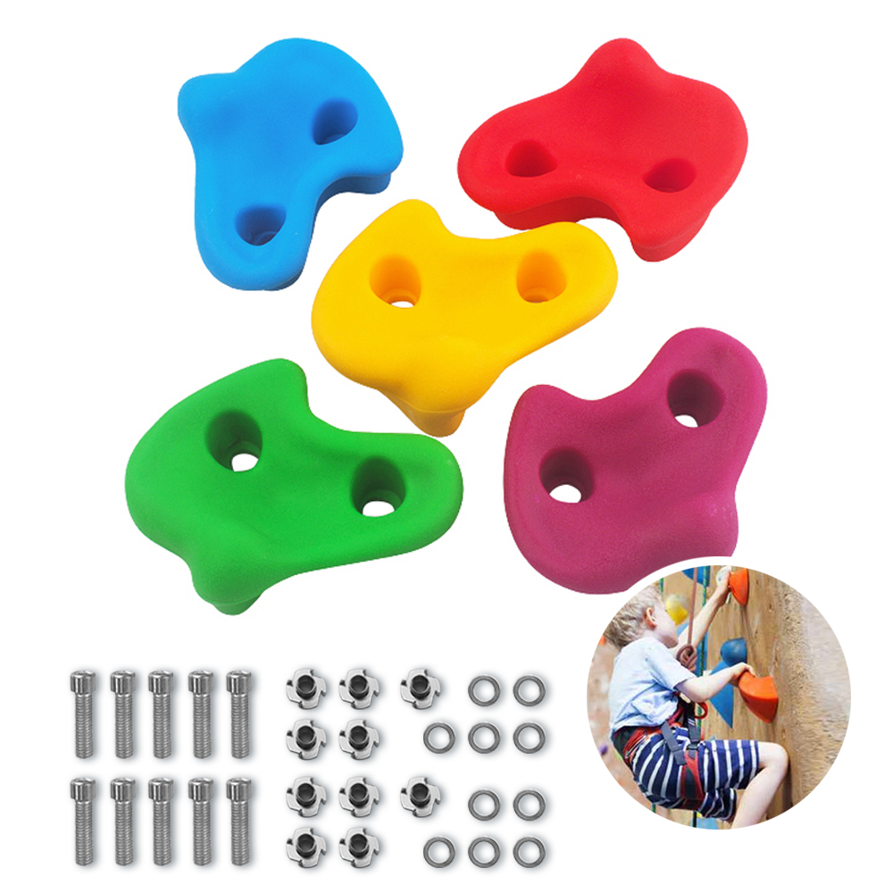 Textured Climbing Holds Rock Wall Stones Holds Grip For Kid Indoor Outdoor US 560969918452 eBay