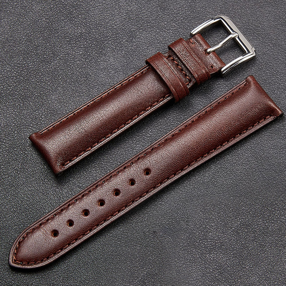 Genuine Leather Watch Band 20 22mm Wrist Strap For Fossil Quick Release ...