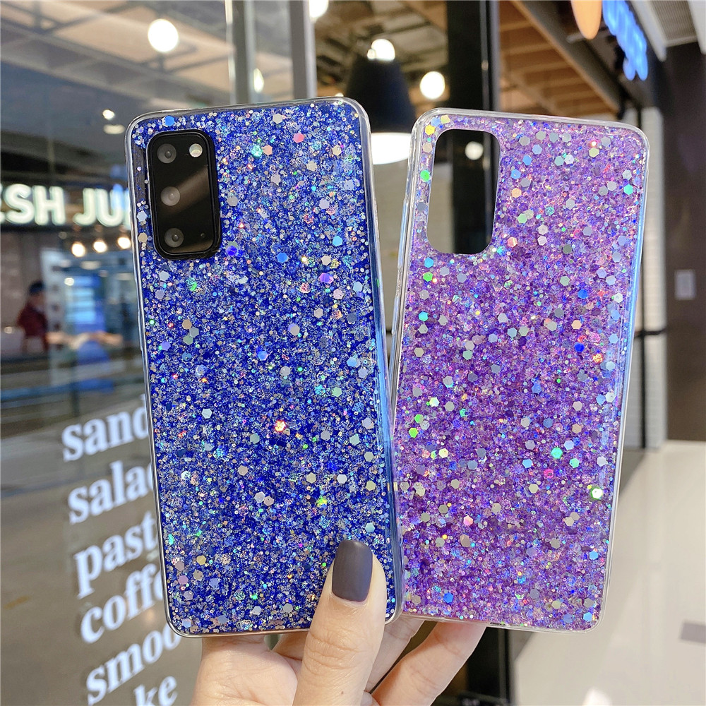 Bling Glitter Soft Silicone Case Cover For Samsung S20 FE Note 20 Ultra ...