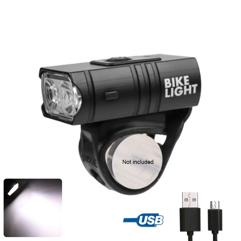 LED Bike Bicycle Light Front Headlamp Battery Rechargeable USB