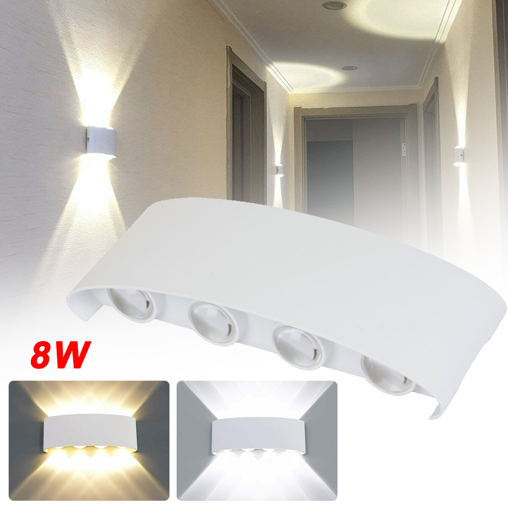 8W LED Wall Light UpDown Sconce Lighting Living Room Home Fixture Lamp 