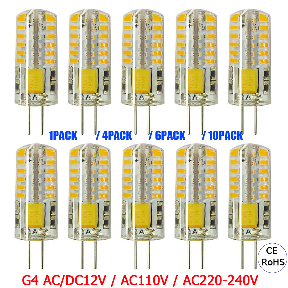 G4 LED Bi-Pin Light Bulb Capsule Bulbs Halogen Lamps Equivalent 1//4//6//10Pack New
