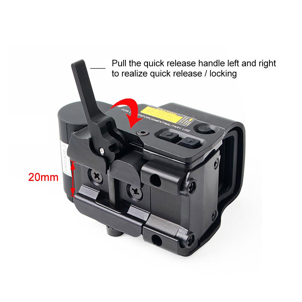 G43/G33 3X Sight Magnifier W/ Switch to Side QD Mount 558