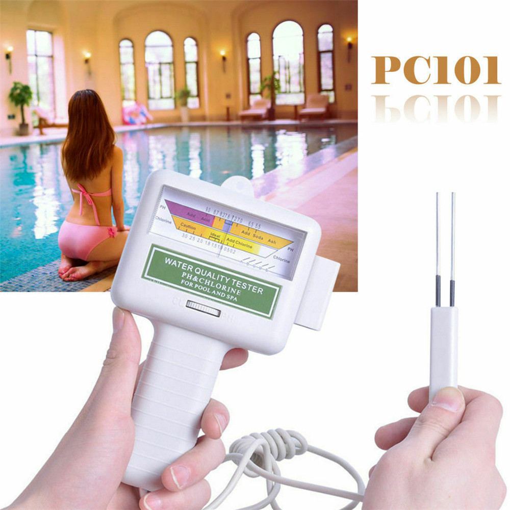 Digital PH Tester Chlorine Level Meter For Swimming Pool Spa Water