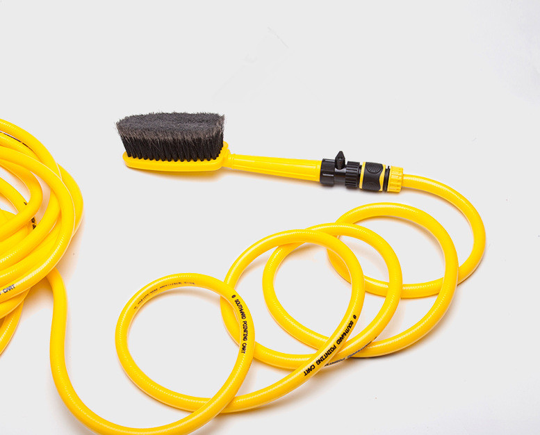 1PC Water Fed Car Wash Cleaning Soft Brush Attach To Hose Pipe with
