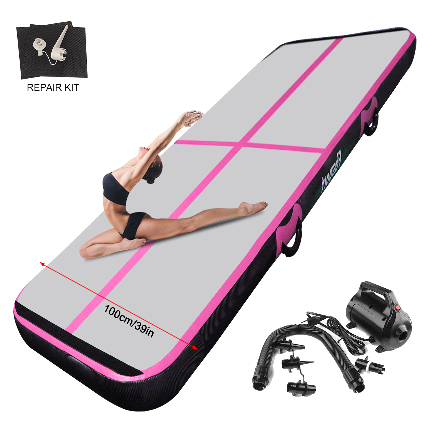 02m Thick 2m 33 ft Long Wide Big Air Track Tumbling Mat