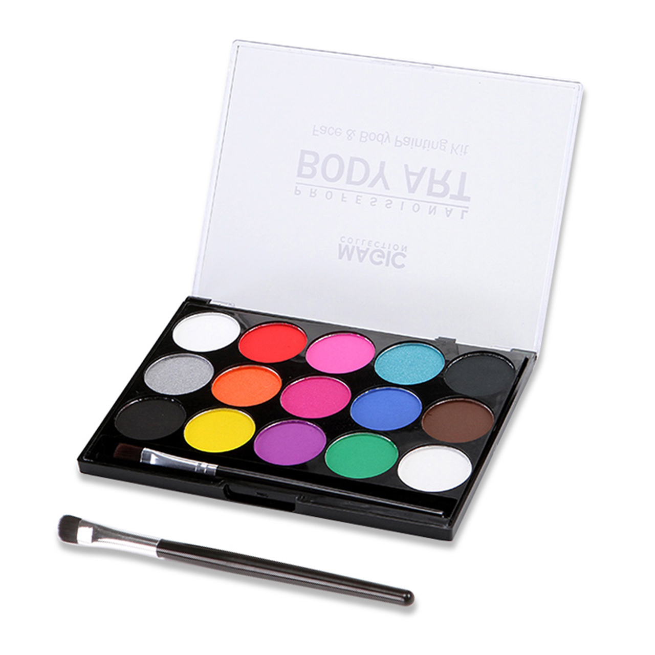 15 Colours Face & Body Paint Professional Palettes Set Pigments Make Up