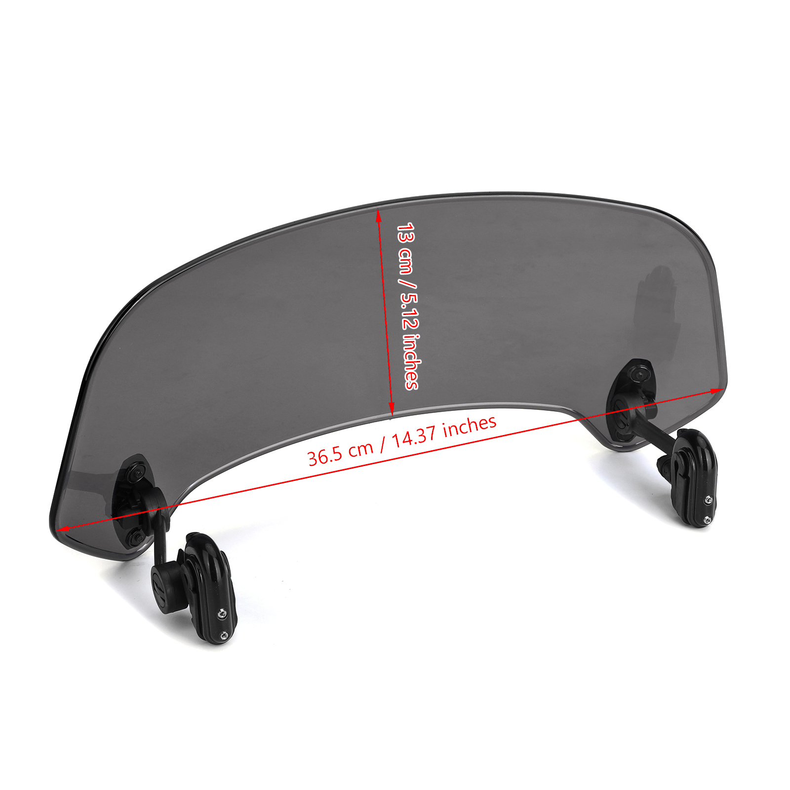 Universal Motorcycle Clip On Wind Deflector Screen Windshield
