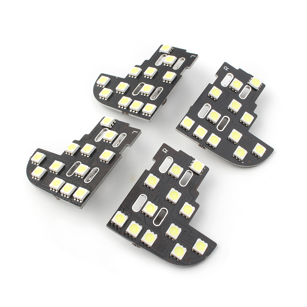 5pcs White Car Interior Dome Map Reading Lights Lamp For 2005-2008