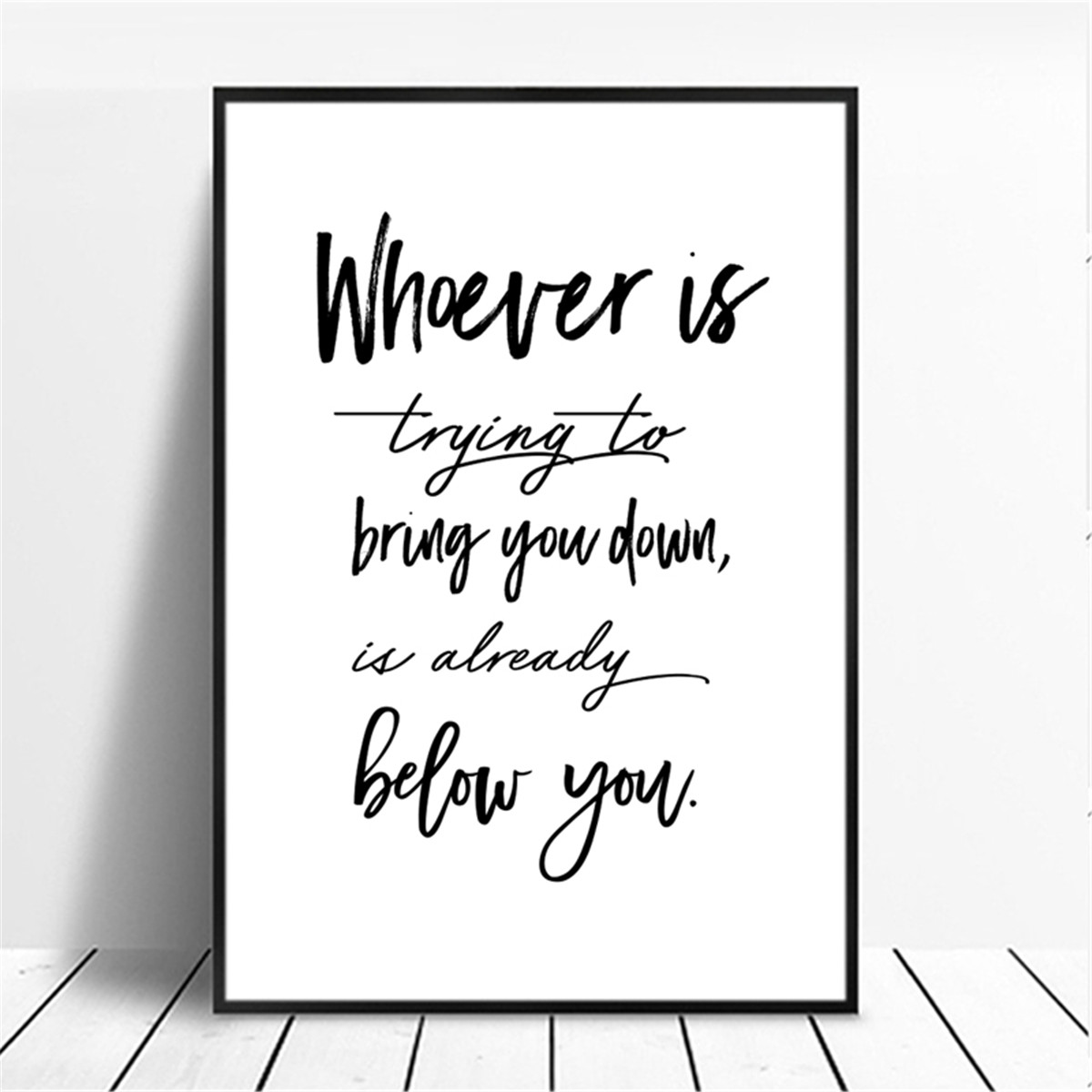 Inspirational Quote English Sentences Canvas Poster Wall Hangings Home
