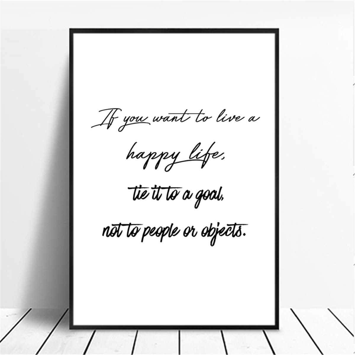 Inspirational Quote English Sentences Canvas Poster Wall Hangings Home