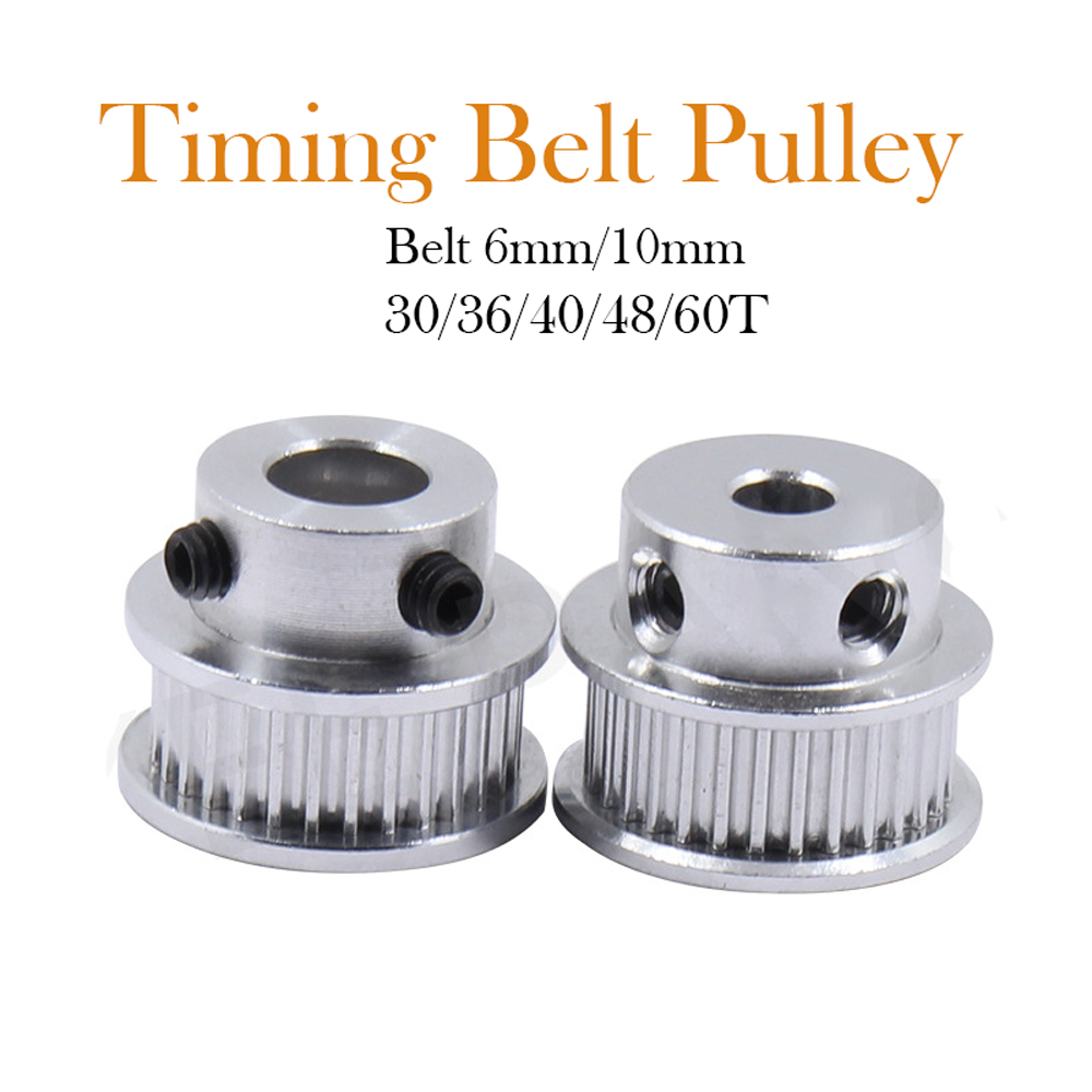 GT2 Pulley 30/36/40/48/60 Teeth 5 8 mm Bore Timing Belt Pulley CNC