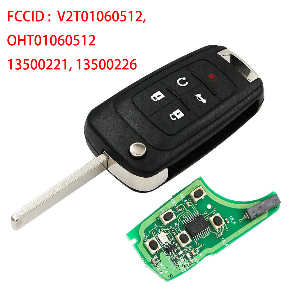 Remote Flip Key Fob for 2013 2014 2015 2016 Chevrolet Malibu