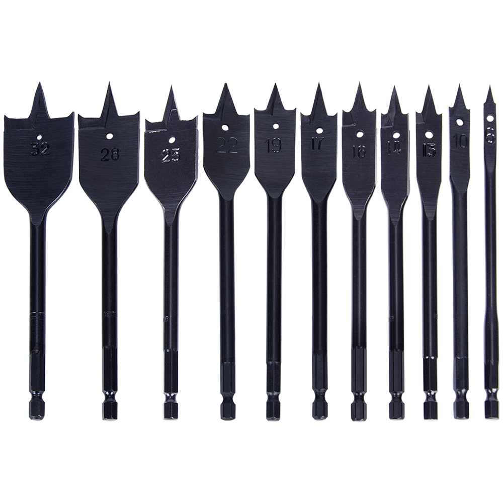 5x 32mm Dart Wood Flat//Spade Bits