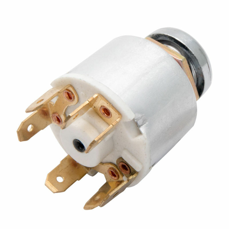 Ignition Switch for Ride On Mowers 4 position 7 terminals Universal with keys eBay