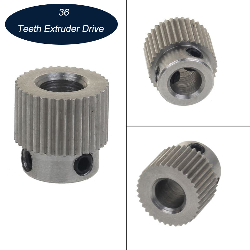 Pack of 5 MK7 Stainless Steel Extruder Drive Gear Wheel 5mm Bore CTC 3D Printer Parts