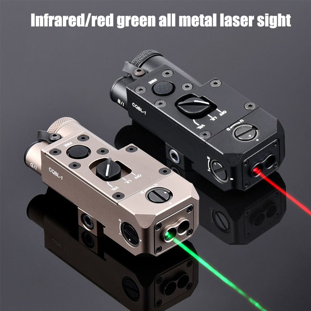 Metal Laser Sight Tactical CQBL-1 Red Green Laser IR Dot