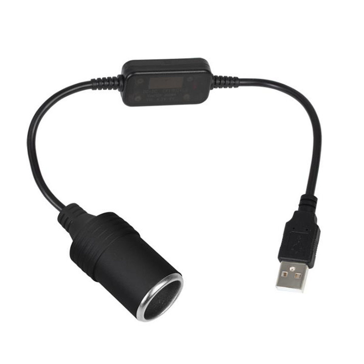 12V USB Anschluss Auto Zigarettenanzünder Buchse Strom Konverter Adapter  Kabel