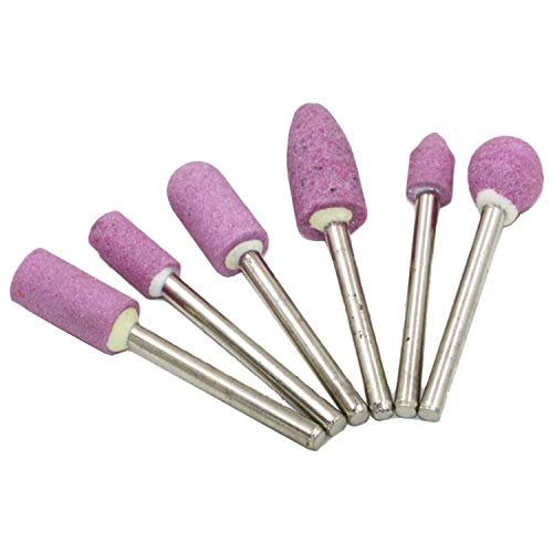 12 Ceramic Stone Polishing Grinding Dremel Rotary Die Grinder Drill Bit Tool Set eBay