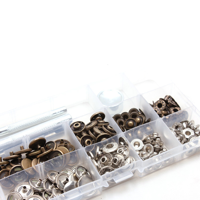 Leather Rivets Double Cap Rivets Metal Fixing Tool Kit For Leather