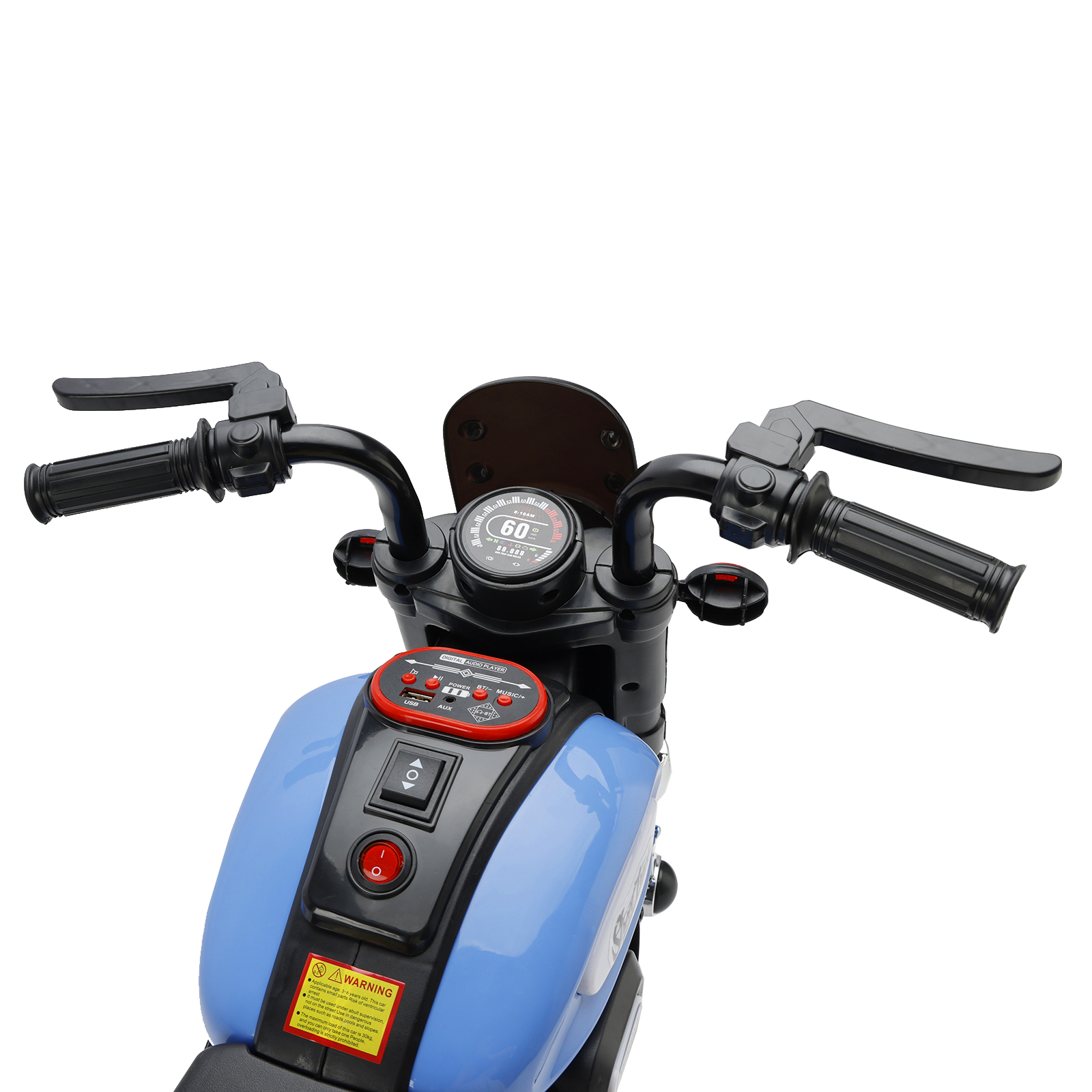 3 Wheel Kids Ride On Motorcycle Blue