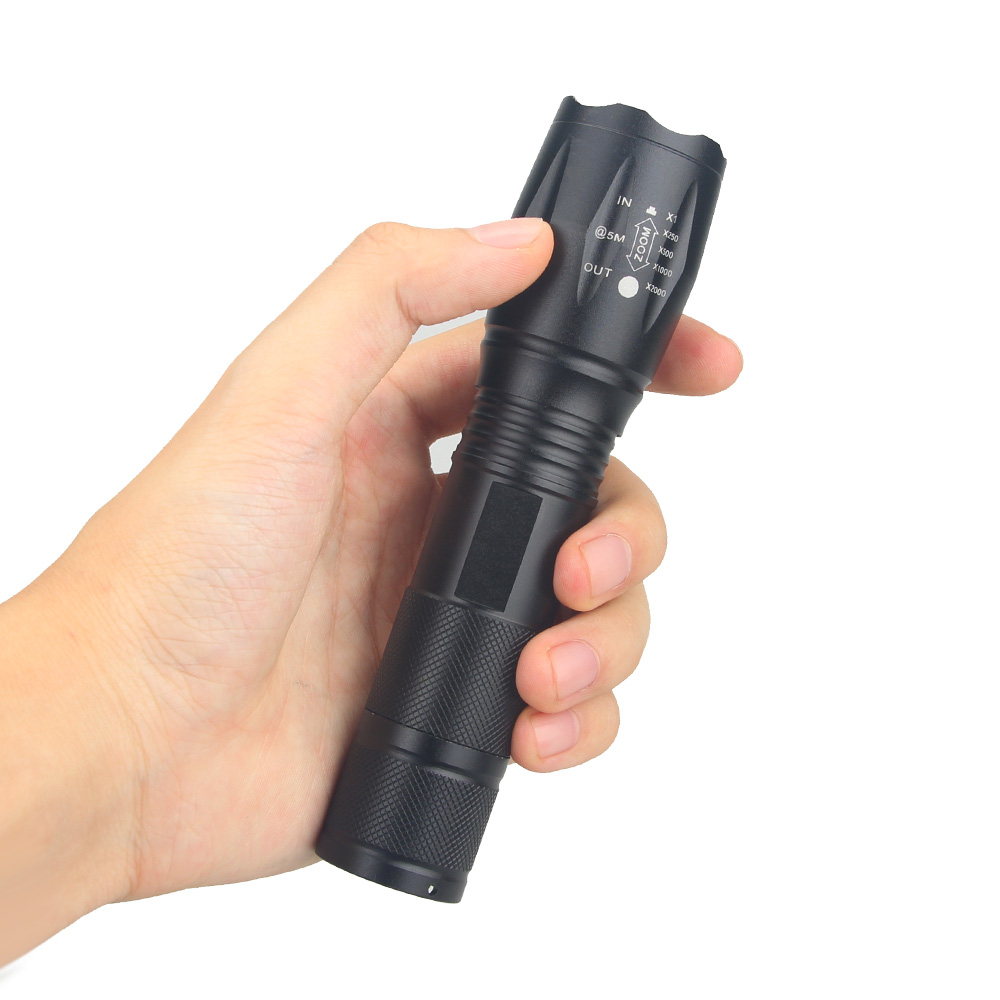 UV Flashlight Zoomable 395nm Blacklight Ultraviolet Scorpion