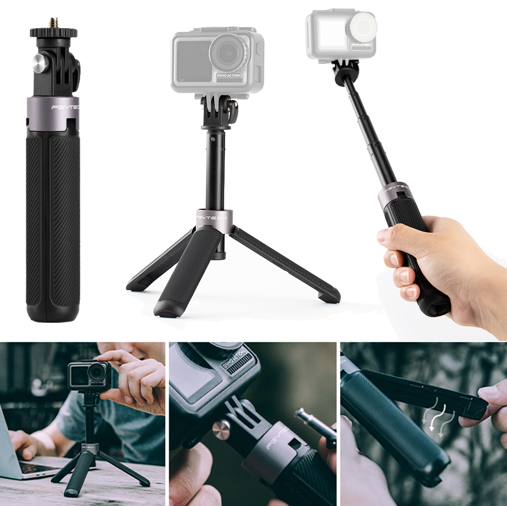 Resultado de imagem para DJI PART PGYTECH OSMO ACTION HAND GRIP & TRIPOD