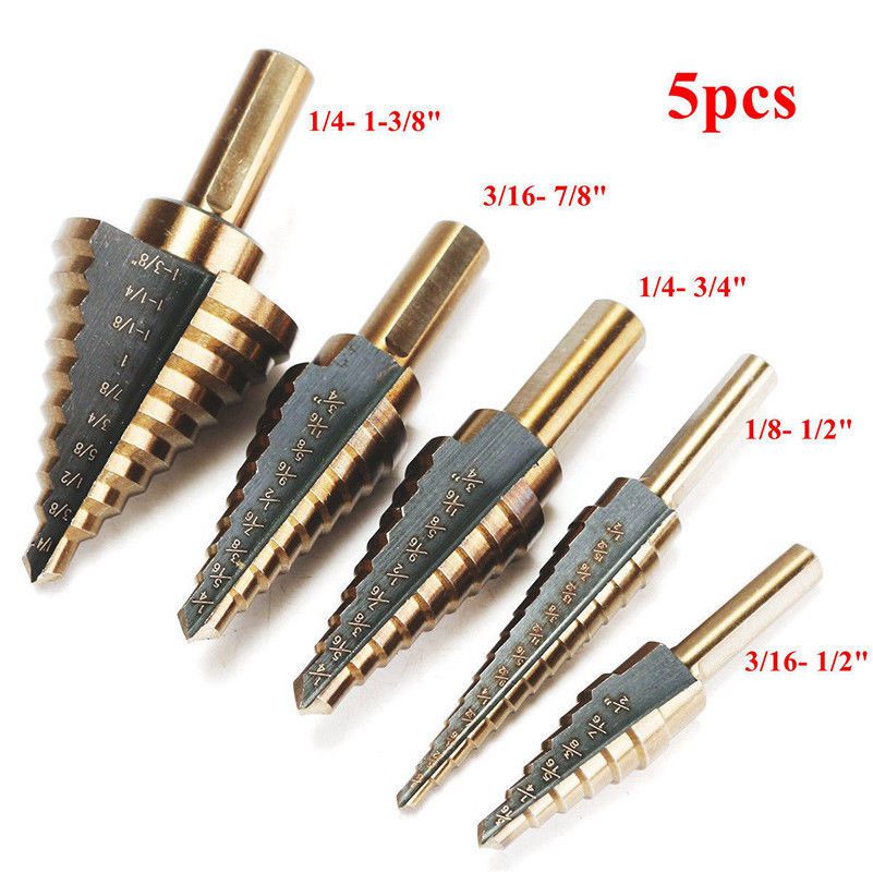 hss step drill bit