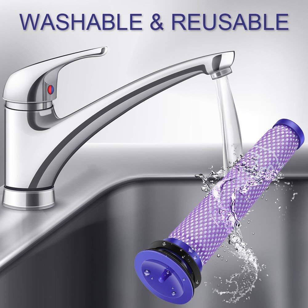For Dyson V7 V8 Dust Cleaning Post HEPA Filter Replacement