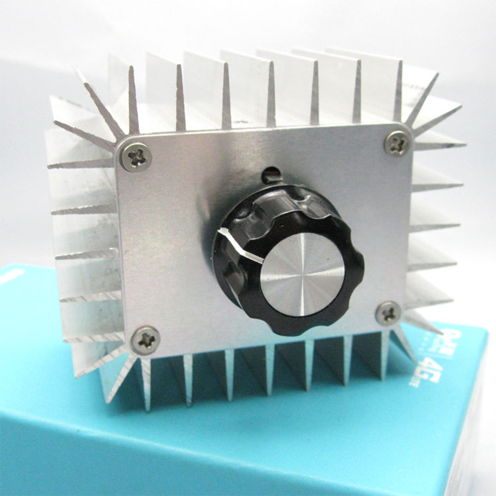 Fan 5000W 220V AC SCR Voltage Regulator Dimmer Thermostat Motor Speed Control