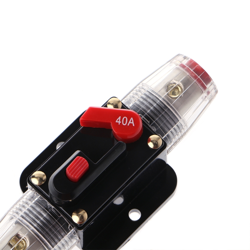 DC 12V Auto Car Marine Bike Stereo Audio Circuit Breaker Reset Fuse