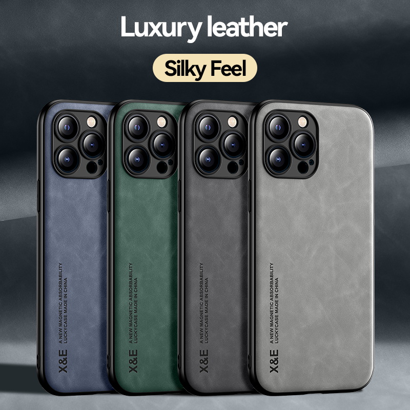 Funda de cuero de lujo para iPhone, 15, 14, 13 Pro Max, 11, 12, iPhone 15,  iPhone 13, iPhone 14, iPhone XR, X, XS, 8, 7 Plus, 6, mujer, hombre