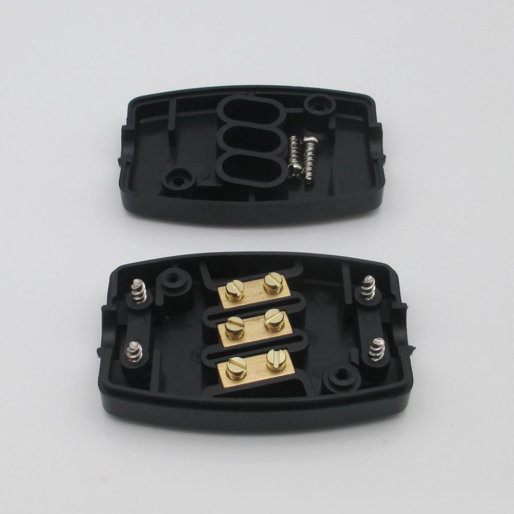 13A 3 Terminal InLine Connector Box, 240V Mains Electric Cable Flex